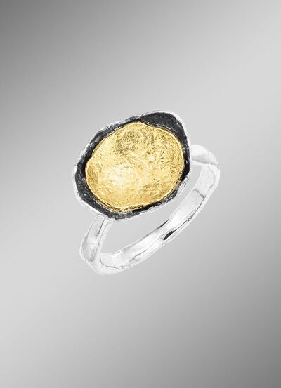 Betoverende damesring in drie kleuren 