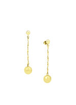 Oorbellen met balletjes 