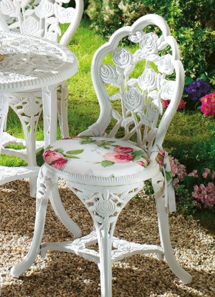 Set van 2 stoelkussens met onderhoudsvriendelijke stof 