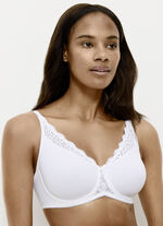 Triumph Amourette minimzer beugelbeha met elastische kant WIT