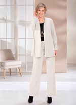 Overhemdjas zonder sluiting, verkrijgbaar in 4 kleuren 