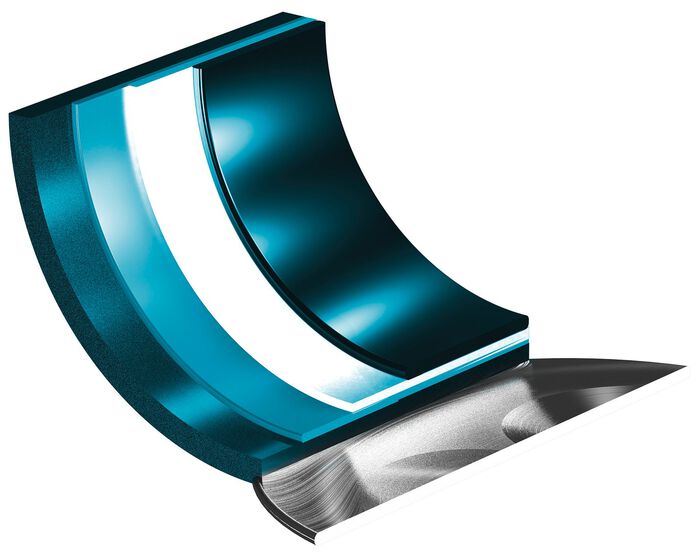 Meteor 6-delige pannenset met premium diamantkeramische antiaanbaklaag 