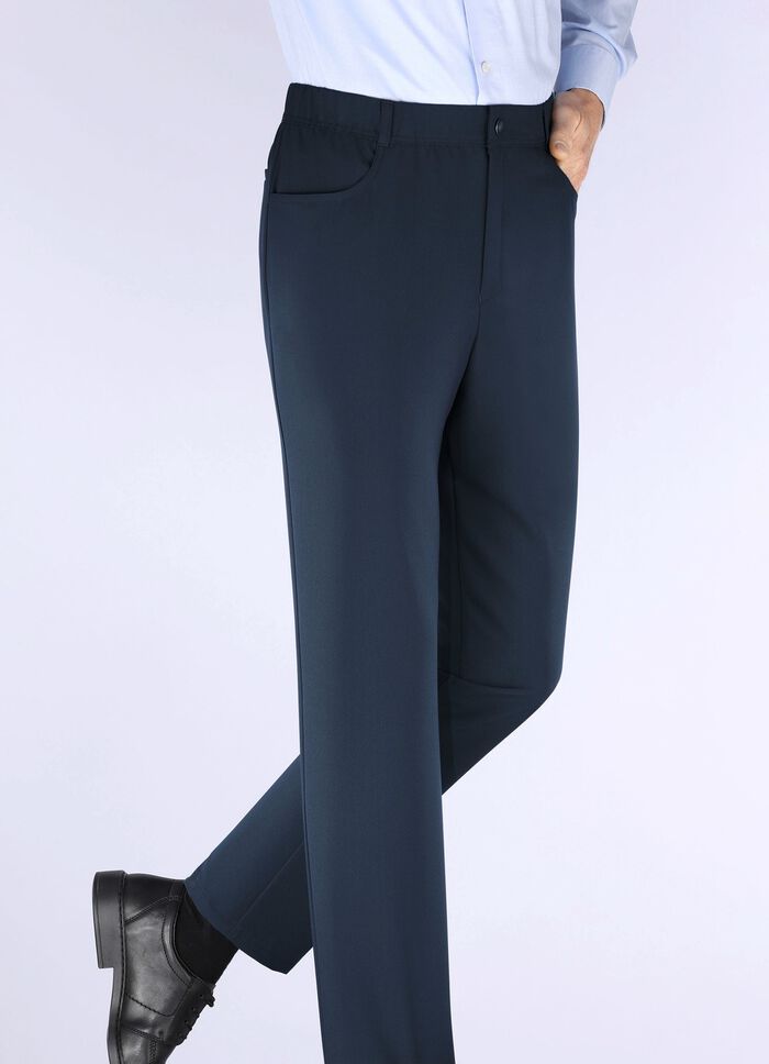 Broek van &ldquo;Klaus Models&rdquo; in 3 kleuren MARINE