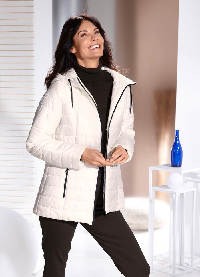 Jas met vaste capuchon 