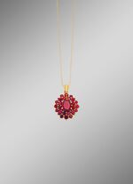 Hanger met echte granaat 