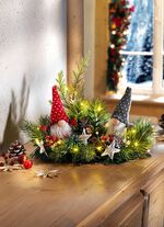 Verlicht bloemstukje, werkt op batterijen 