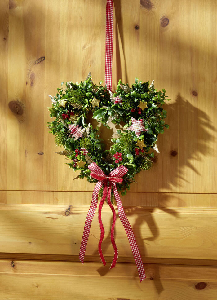 Wandhart met textiellint 