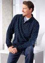 Poloshirt met gebreide kraag 