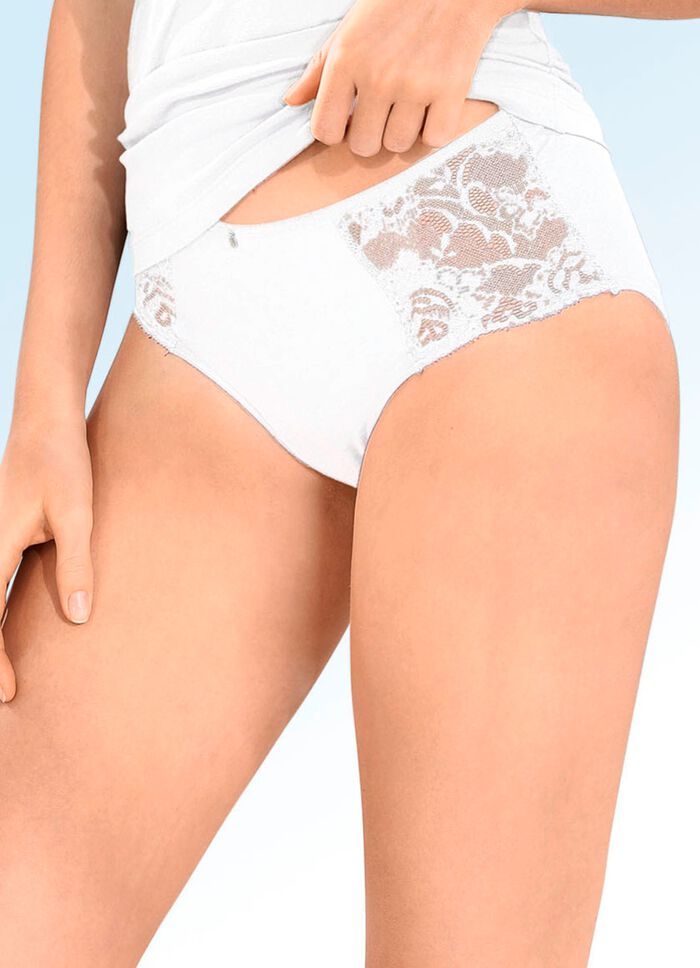 Set van twee katoenen slips 