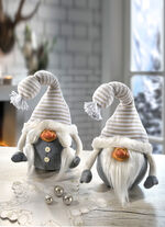 Kabouter, set van 2 met de hand beschilderd 