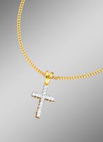 Kruis-kettinghanger met pantserketting 