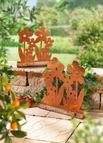 Decoratieve bloem in roestlook 