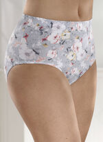 Verpakking met vier slips met bloemetjesdessin 