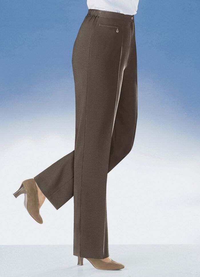 Comfortbroeken voor elke gelegenheid in 8 kleuren KOFFIEBRUIN