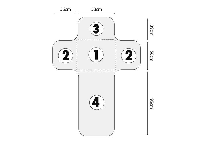 OMKEERBARE BESCHERMER VOOR FAUTEUIL OF BANK BEIGE-BRUIN