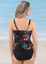 Laurina tankini in een wijde vorm met verstelbare bandjes 