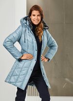 Korte jas in 2 kleuren HEMELSBLAUW