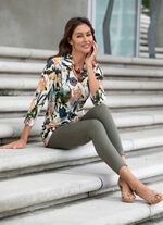 Shirttuniek met inkjetprint 