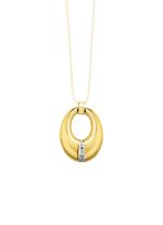 Tijdloze hanger met diamant 