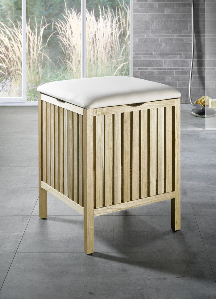 Badkamerkruk gemaakt van massief walnoothout 