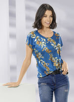 Shirt met wijd gesneden schouders 