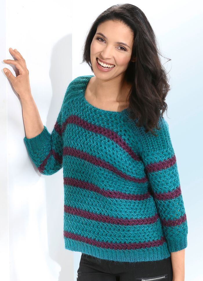 Trui met ajourdessin 