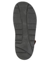 GINO GALANTE, lichte herensandalen, gemaakt van leer KASTANIE