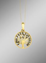 Levensboom hanger met diamanten 