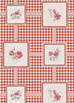 Onderhoudsvriendelijk tafelzeil van tafelzeil ROOD