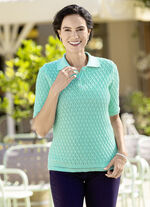 Trui met ruitpatroon 