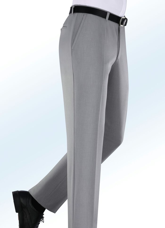 Onderbuikbroek "Klaus Models" met zijzakken LICHTGRIJS GEMÊLEERD