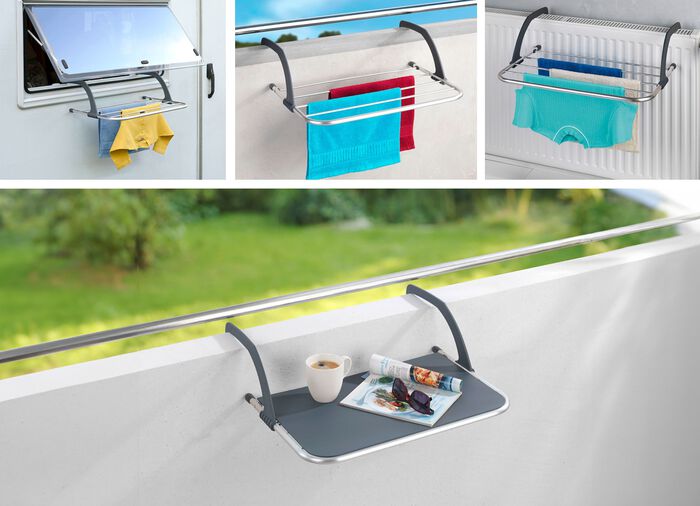 Balkonhangtafel 2in1 