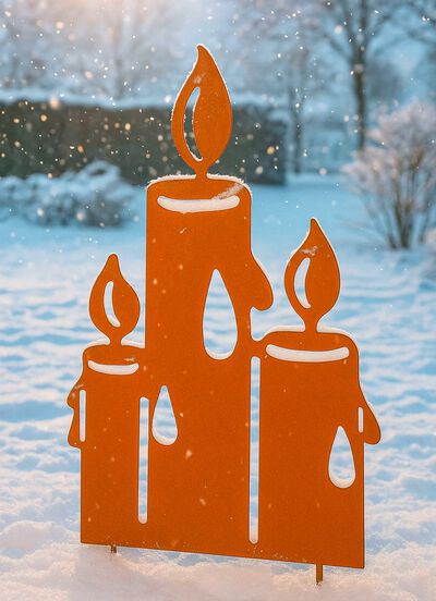 Tuinpaal in roestlook 