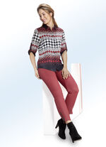 Modieuze blouse met overhemdkraag 