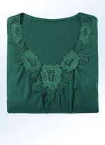 Set van twee kanten nachthemden met korte mouwen 