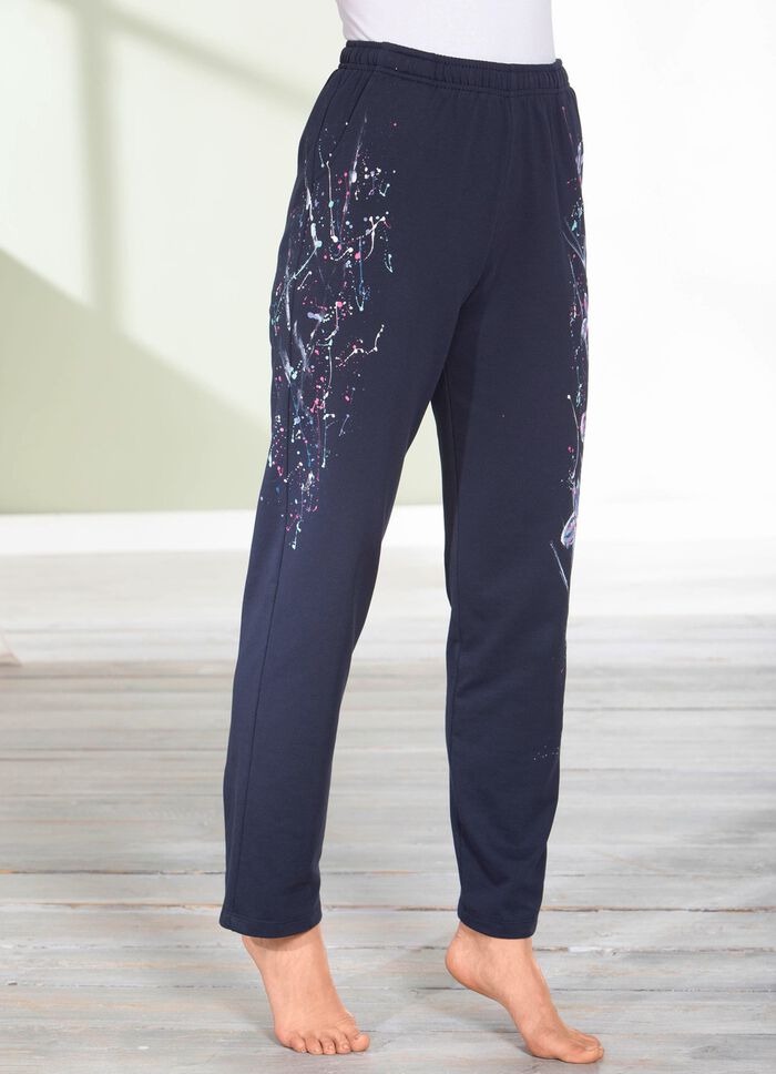 Broek met een geweldig bloemendessin 