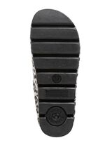 Laurina pantoffels van bedrukt vilt 