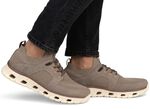 Rieker sneakers met elastische decoratieve vetersluiting TAUPE