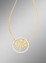 Levensboom hanger met diamanten 