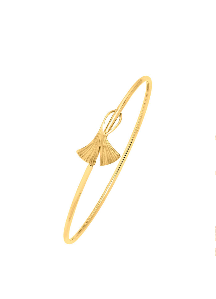 Elegante armband met een geluksbrenger ginkgoblad 