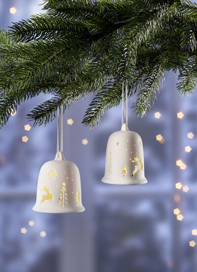 LED-kerstbel, set van 2 