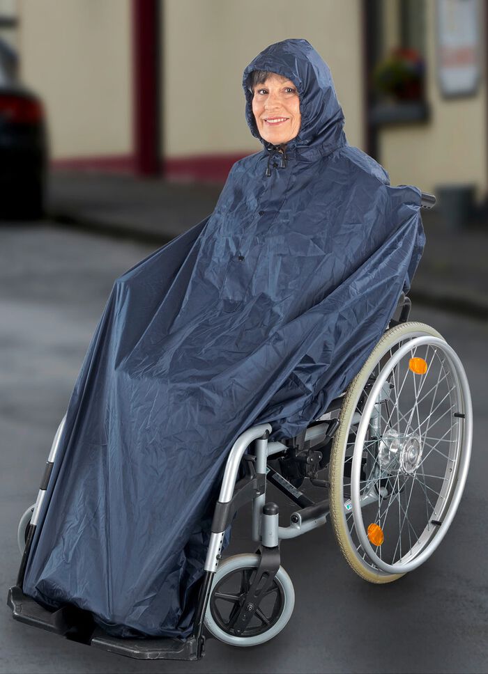 Regencape voor rolstoel 