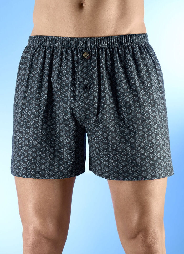 Vijf-pack boxershorts met knoopsluiting 