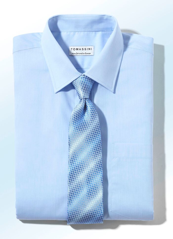 Overhemd met Kentkraag in 5 kleuren en 2 designs 