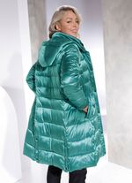 Functionele korte jas in 2 kleuren ZEEGROEN