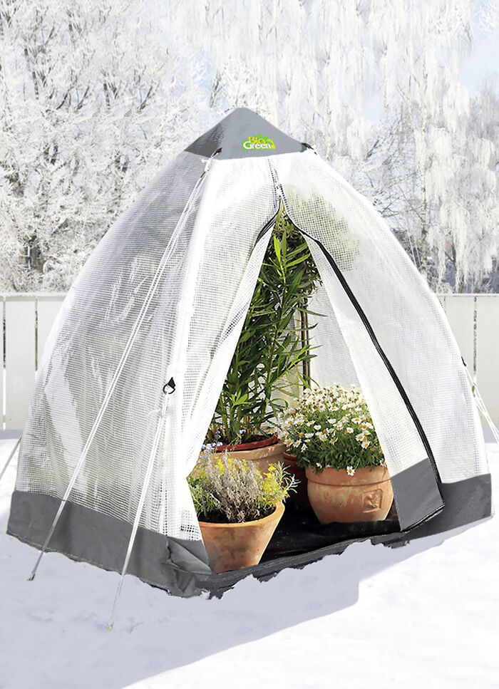 Igloo-wintertent met 3-laags luchtkussenisolatie 