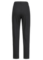 Jerseybroek met gewatteerde plooien ZWART