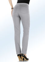Elegante broek in pull-on-stijl MIDDENGRIJS