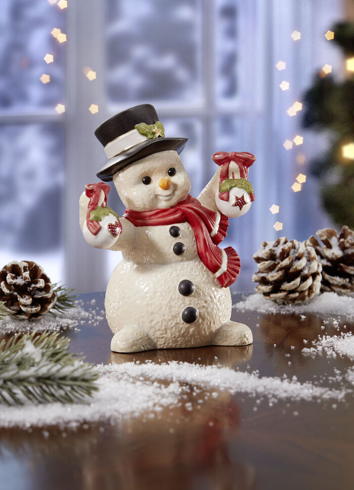 Goebel Sneeuwpop van fijn steengoed 