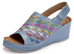 Gemini sandalen met verfijnde, kleurrijke gevlochten details JEANS